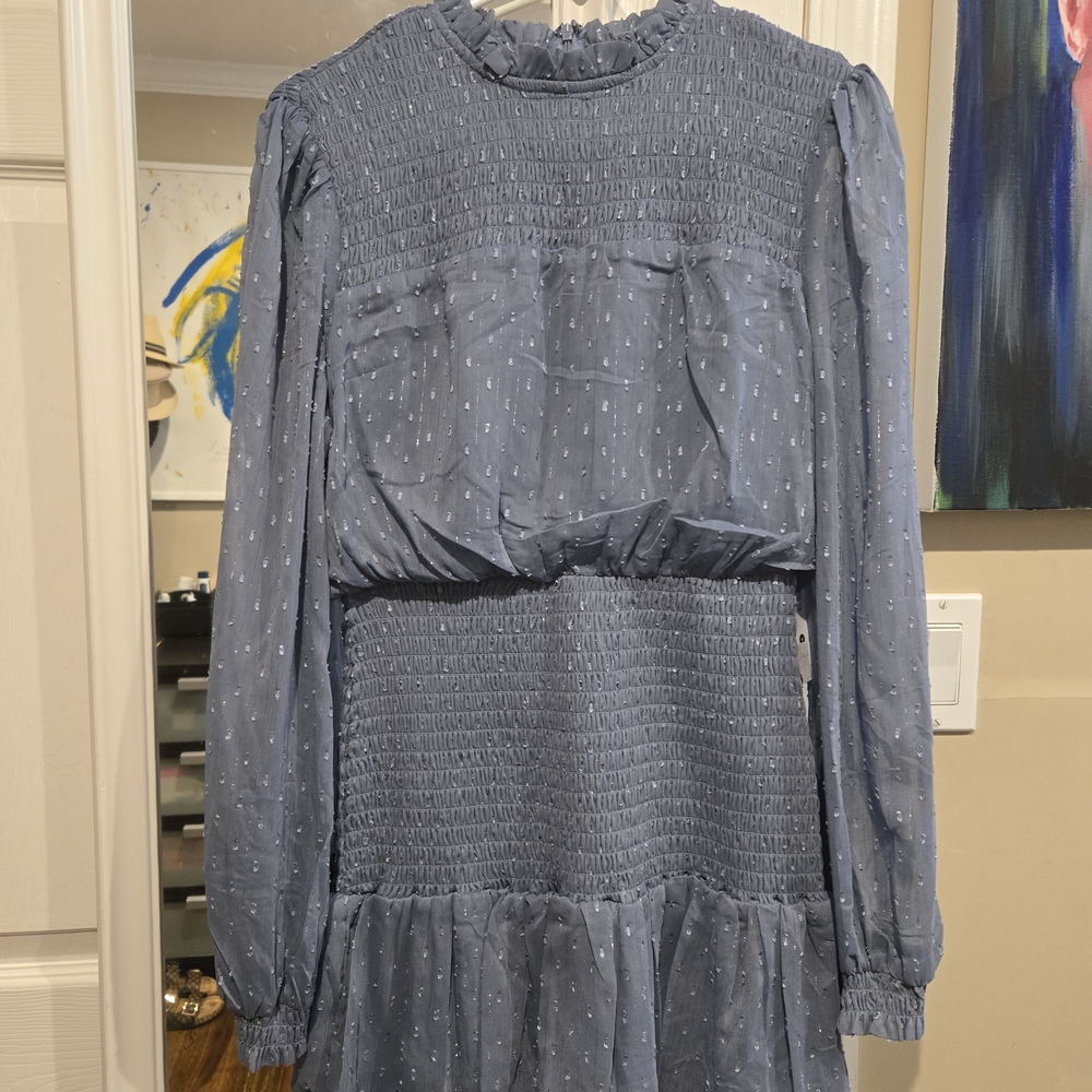 NWT WOMENS Dress In Slate Blue - Picture 4 of 5